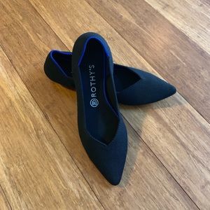 Rothy’s Size 9.5. Black Point.